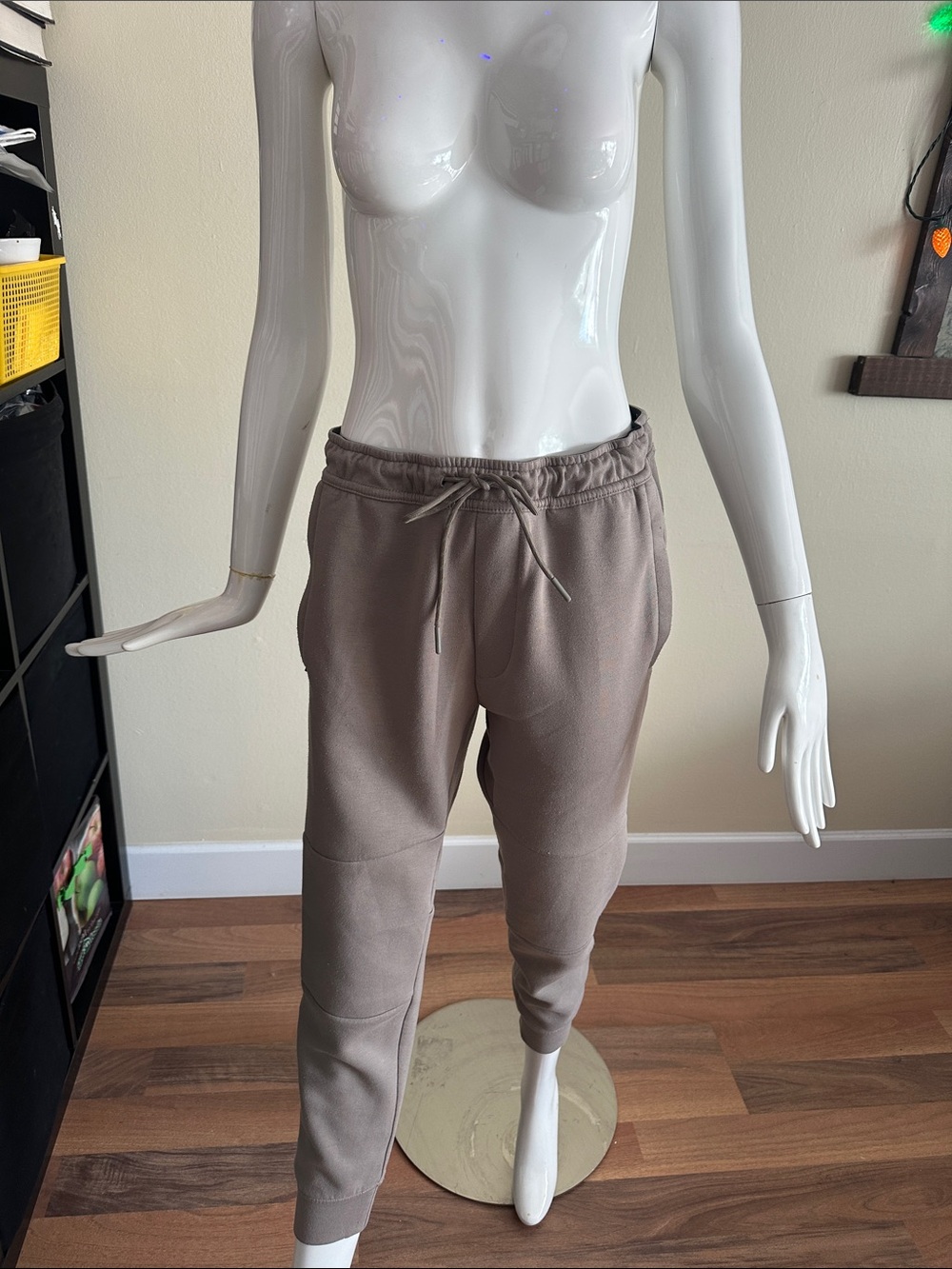 American Eagle Outfitters Taupe Track Joggers